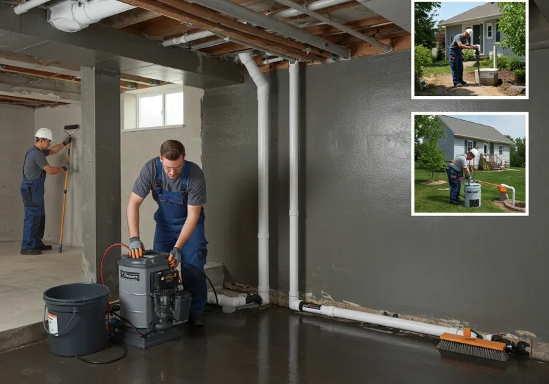 Basement Waterproofing and Flood Prevention process in La Vernia, TX